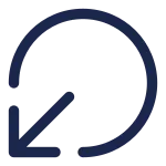 Circle Bottom Down SVG Icon